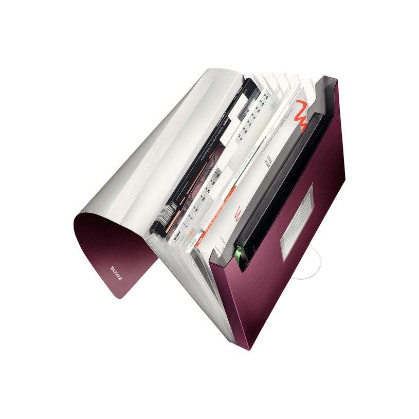 4002432108114-Leitz Style - valisette - 6 positions - pour A4 - à onglets - Rouge rubis-P_300019836_1-4