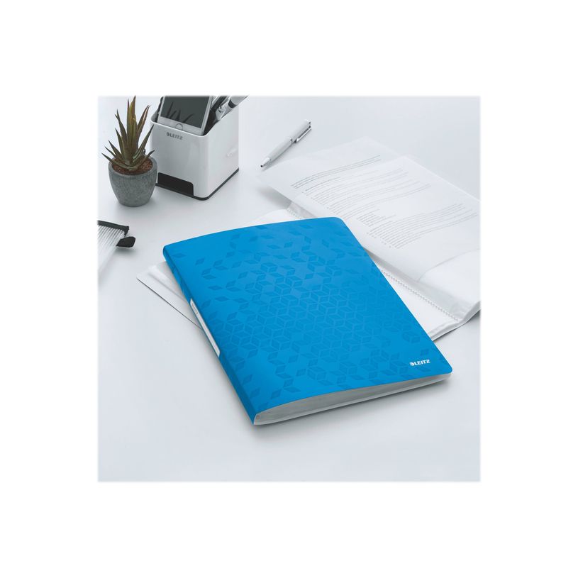 4002432106073-Leitz WOW - Porte vues - 20 vues - A4 - bleu métallique-P_300019860_4-2