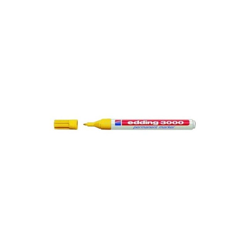 4004764008001-edding 3000 - Marqueur - permanent - jaune - 1.5-3 mm-P_300020816_1-0