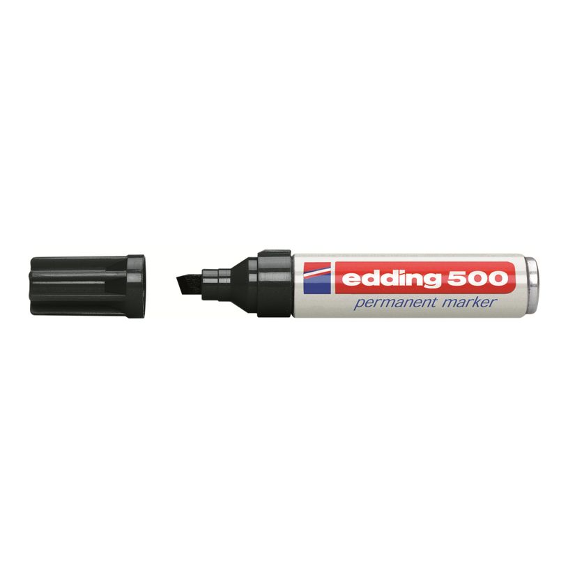 4004764060306-Edding 500 - Marcador - permanente - para cristal, metal, plástico - negro - 2-7 mm-P_300020857_2-0