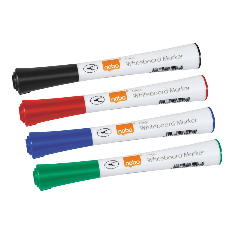 5028252185073-Nobo Glide - marqueur - noir, rouge, bleu, vert (pack de 4)-P_300021101_1-0