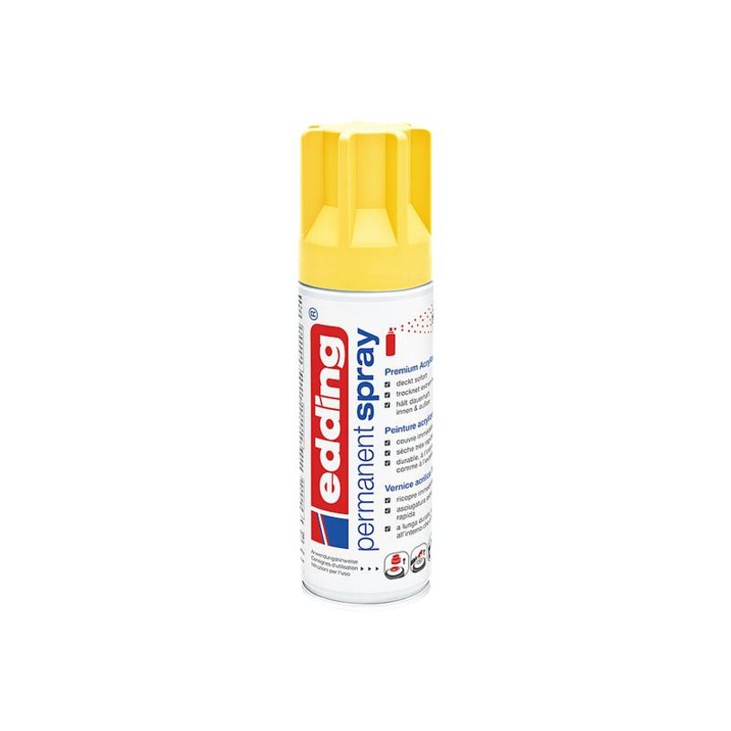 4004764966882-Edding 5200 -  Bombe de peinture acrylique - jaune trafic - mat - 200 ml-P_300021304_3-0