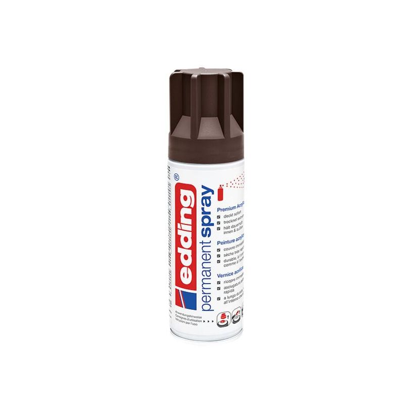 4004764966929-Edding 5200 -  Bombe de peinture acrylique - chocolat - mat - 200 ml-P_300021305_1-0
