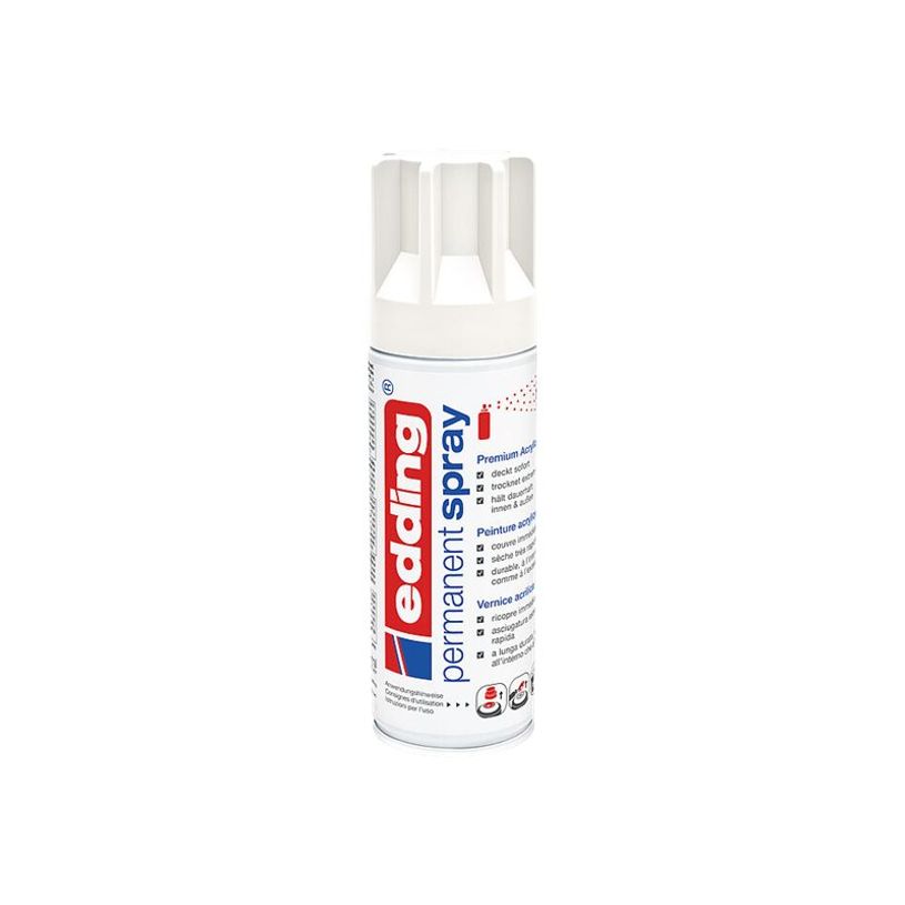 4004764967230-Edding 5200 -  Bombe de peinture acrylique - blanc - mat - 200 ml-P_300021318_1-0