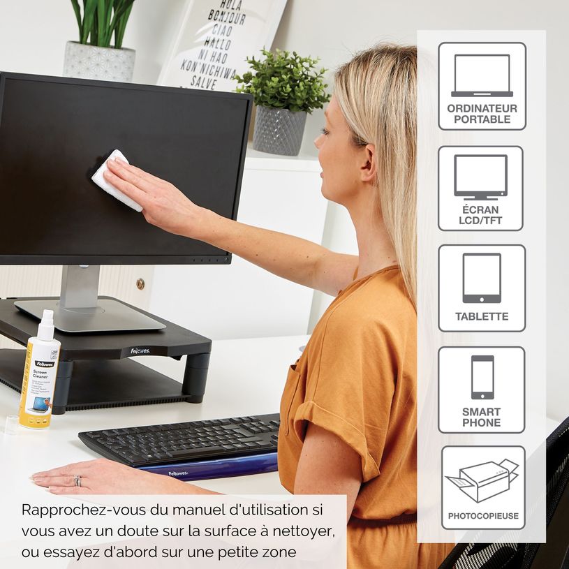 0043859587070-Fellowes Spray nettoyant pour écran - 250 ml-P_300021350_9-5
