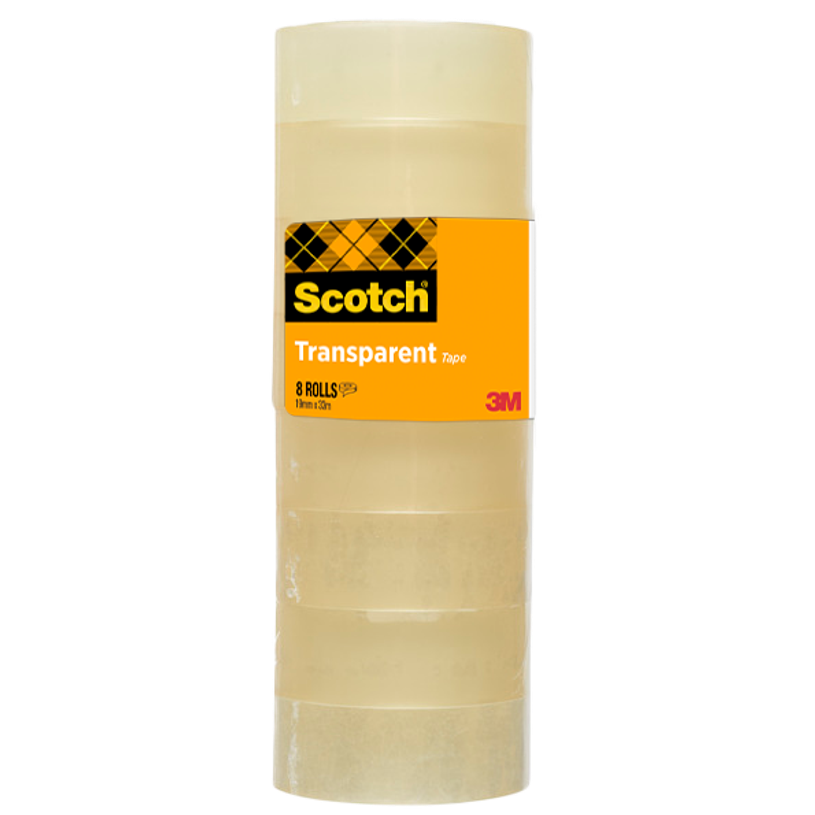 0403000217223-Ruban transparent Scotch® 508 19 mm x 33 m, 8 rouleaux/paquet-P_300021722_1-0