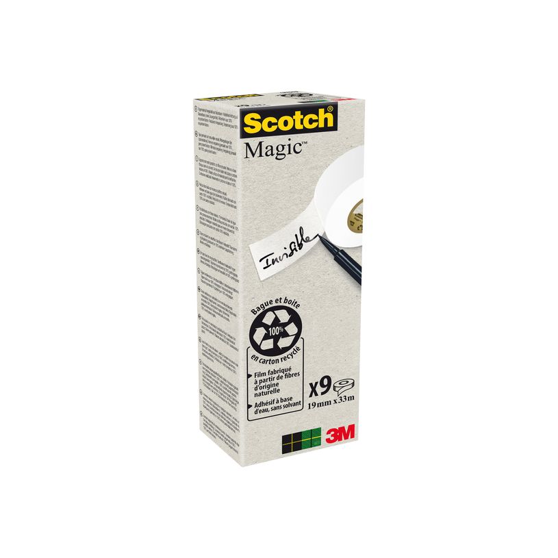4046719270729-Scotch Magic Green - 9 Rubans adhésifs - 19mm x 33 m - invisible-P_300022763_1-1