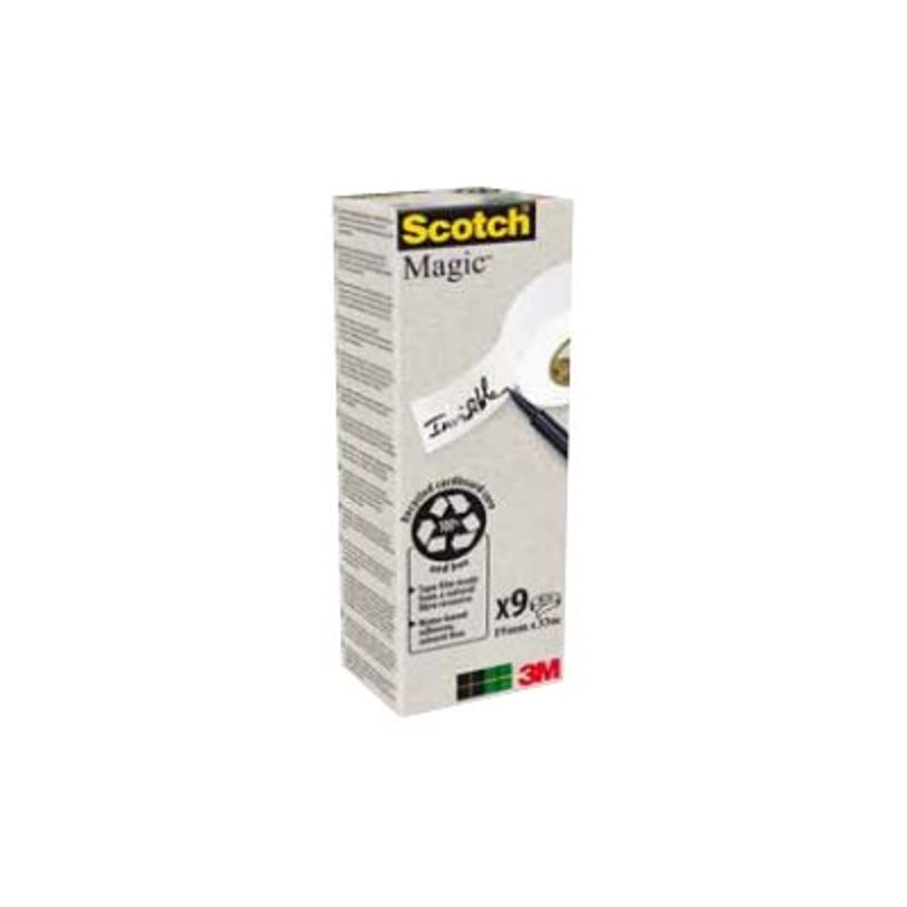 4046719270729-Scotch Magic Green - 9 Rubans adhésifs - 19mm x 33 m - invisible-P_300022763_2-0