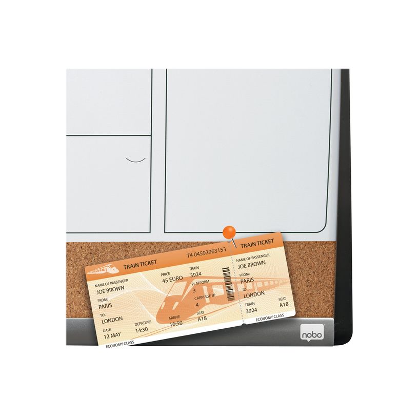 5028252346689-Nobo Quartet tableau combiné: tableau blanc, tableau d'affichage - 585 x 430 mm-P_300023351_4-3