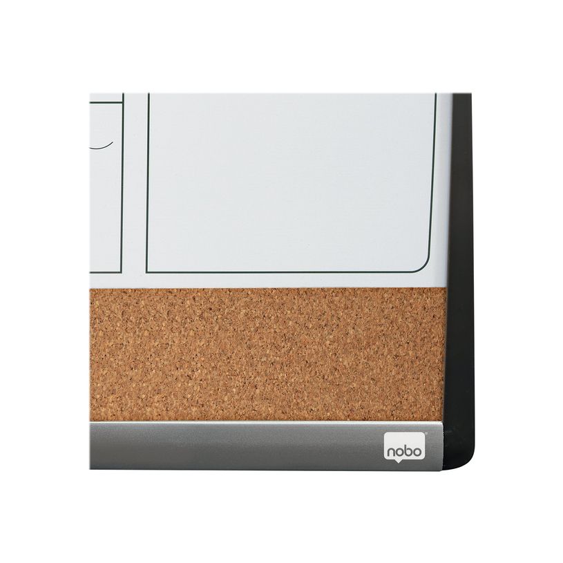 5028252346689-Nobo Quartet tableau combiné: tableau blanc, tableau d'affichage - 585 x 430 mm-P_300023351_5-4
