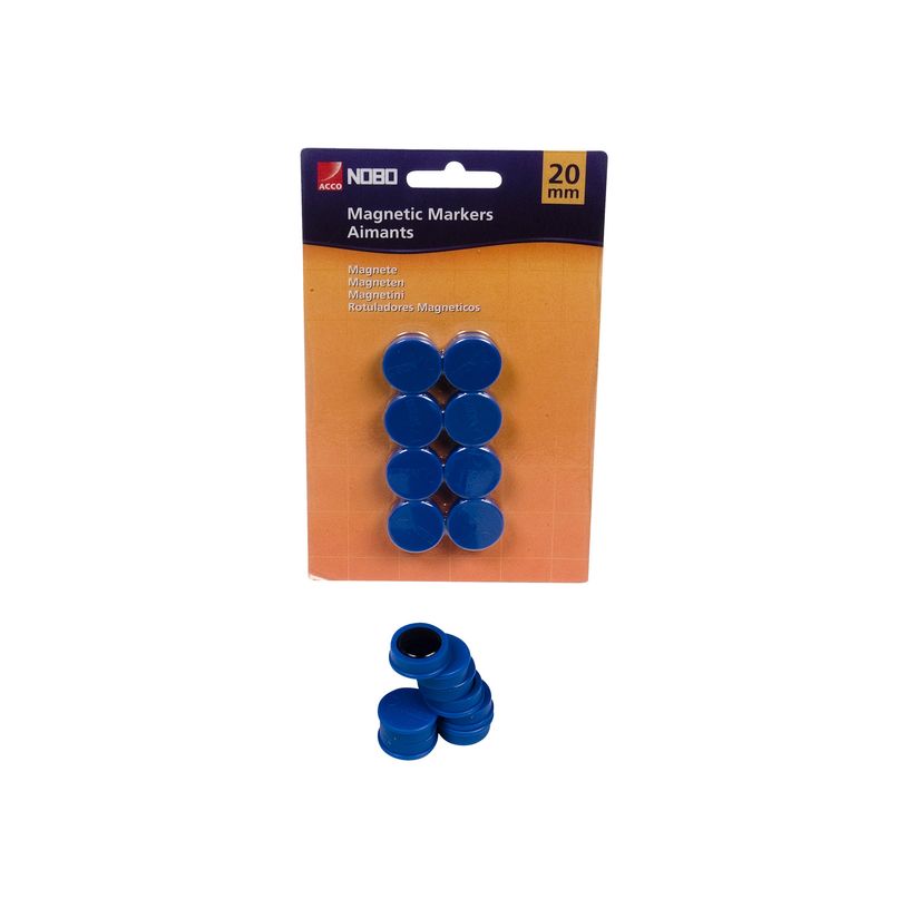 5028252139922-Nobo aimant - 2 cm de diamètre - bleu (pack de 8)-P_300023767_7-4