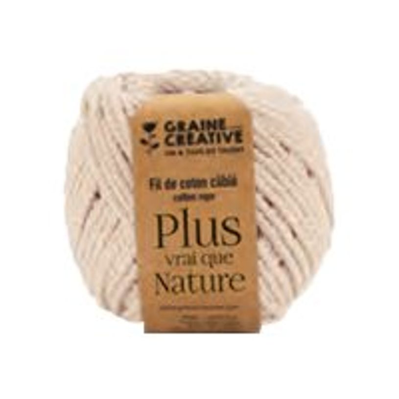 3532432003122-Graine Creative - Pelote de macramé - diamètre de 2,5 x 80 m - écru naturel-P_300024125_1-0
