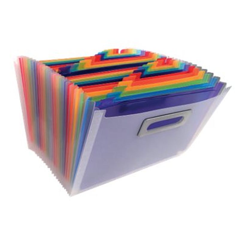 3130630551980-Exacompta Crystal - Trieur à soufflet 24 comp - A4 - à onglets - cristal-P_300024497_1-5