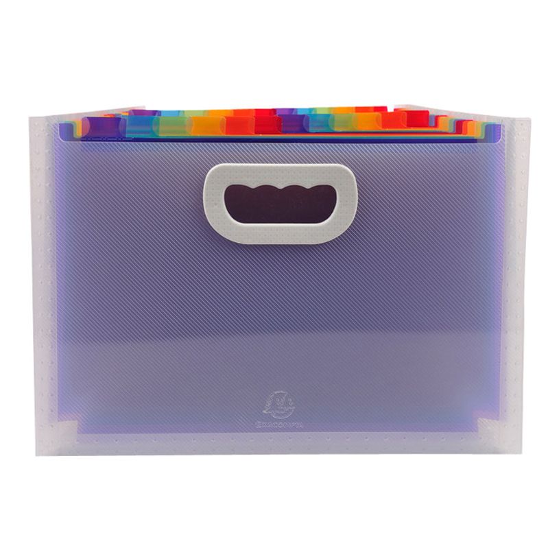 3130630551980-Exacompta Crystal - Trieur à soufflet 24 comp - A4 - à onglets - cristal-P_300024497_4-2