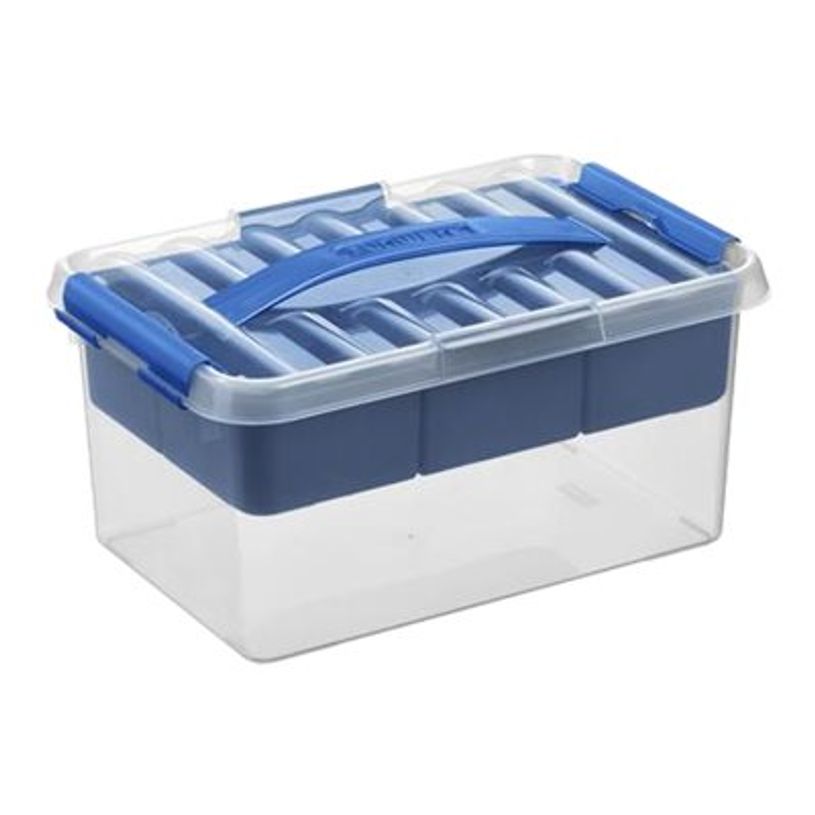 8711112792234-Sunware Q-line - boîte d'archive - 6 litres - bleu, transparent-P_300025047_3-0