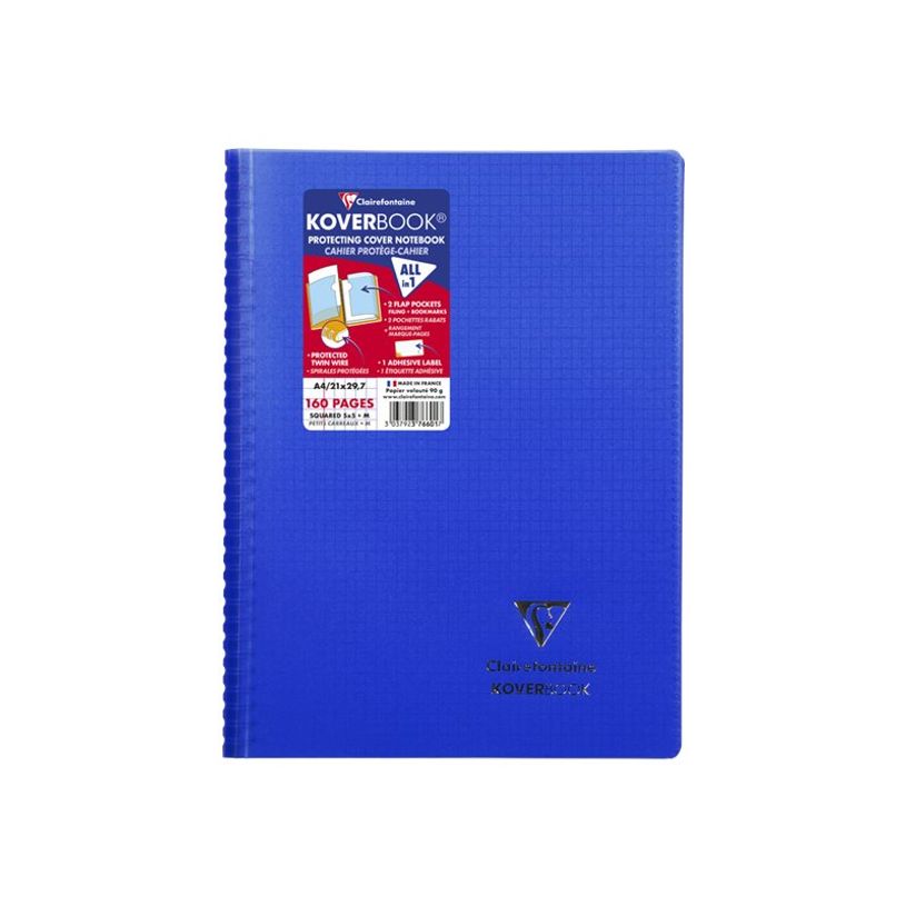 3037923766017-Clairefontaine Koverbook - cahier de notes - A4 - 80 feuilles-P_300025145_1-0