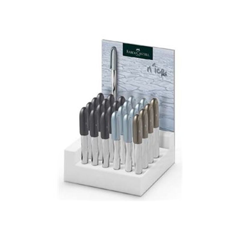 4005401496069-Faber-Castell n'ice pen Metallic - Stylo à bille - noir - extra large - rétractable (pac-P_300026099_1-0