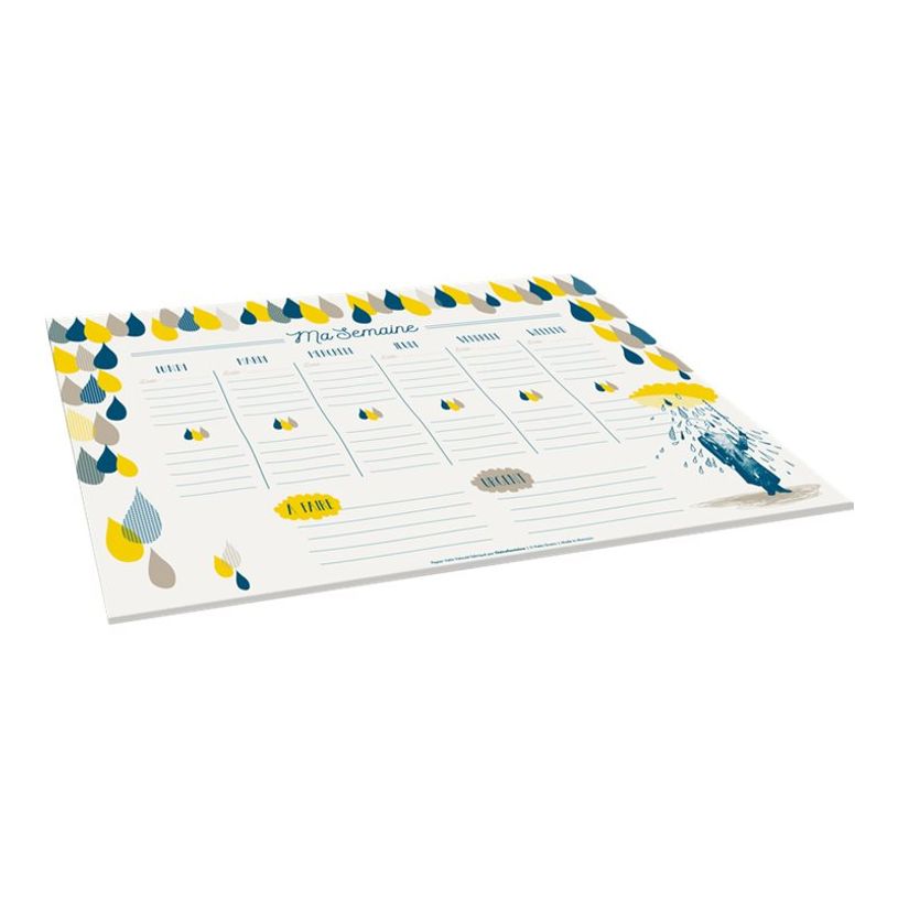 3329680832969-Clairefontaine Trois Gouttes de Pluie - planificateur hebdomadaire - 300 x 400 mm - 52 feu-P_300026183_1-0