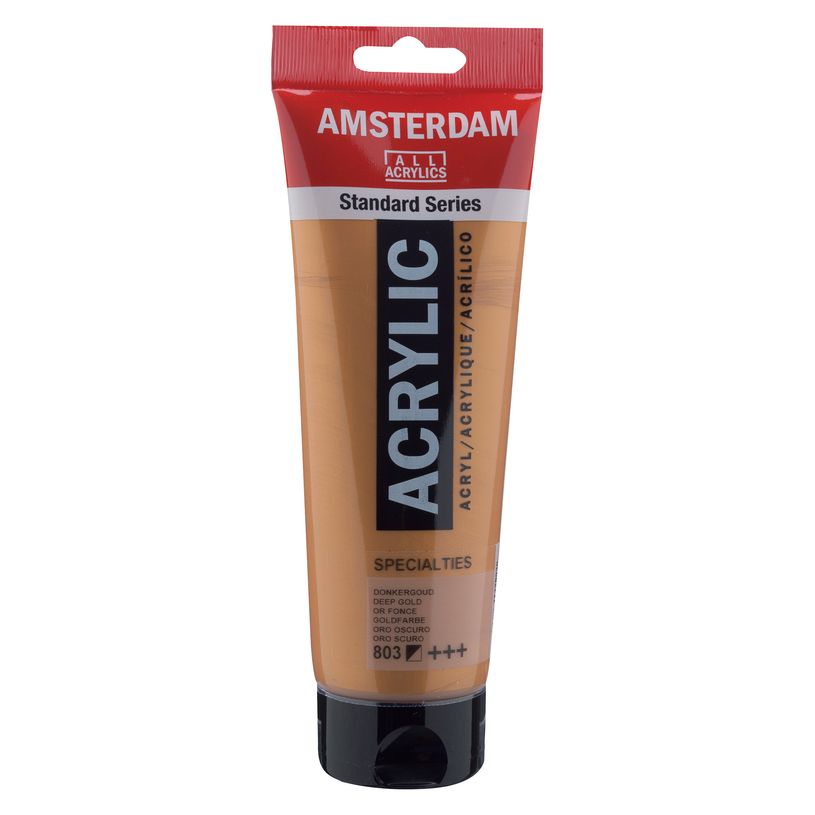 8712079254995-Amsterdam Standard Series Colores Acrílicos Tubo 250 ml Oro Oscuro 803 (17128030)--0