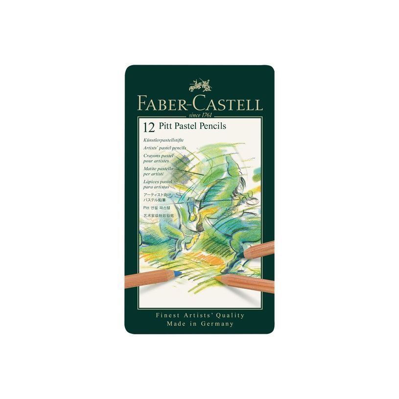 4005401121121-Faber-Castell PITT Pastel - boite de 12 crayons de couleur-P_300027445_1-0