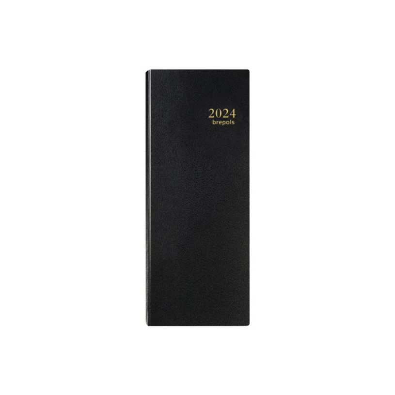 5412303149709-Agenda long Lima Saturnus - 1 jour par page - 12,8 x 33 cm - noir - Brepols-P_300028816_2-0