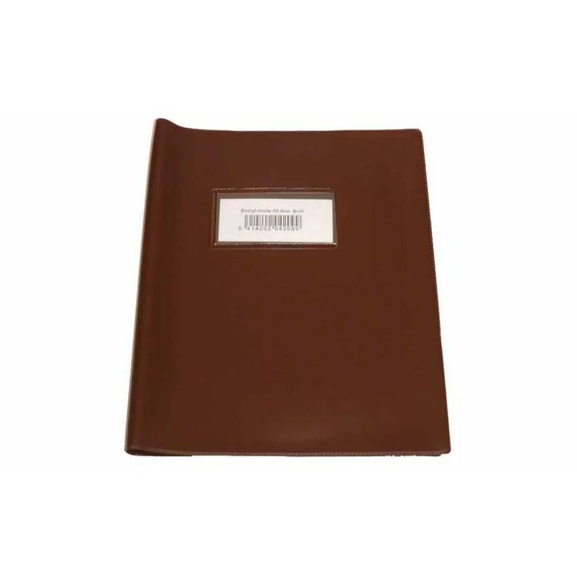 5414202042297-Bronyl - protège cahier - A4 - brun--0