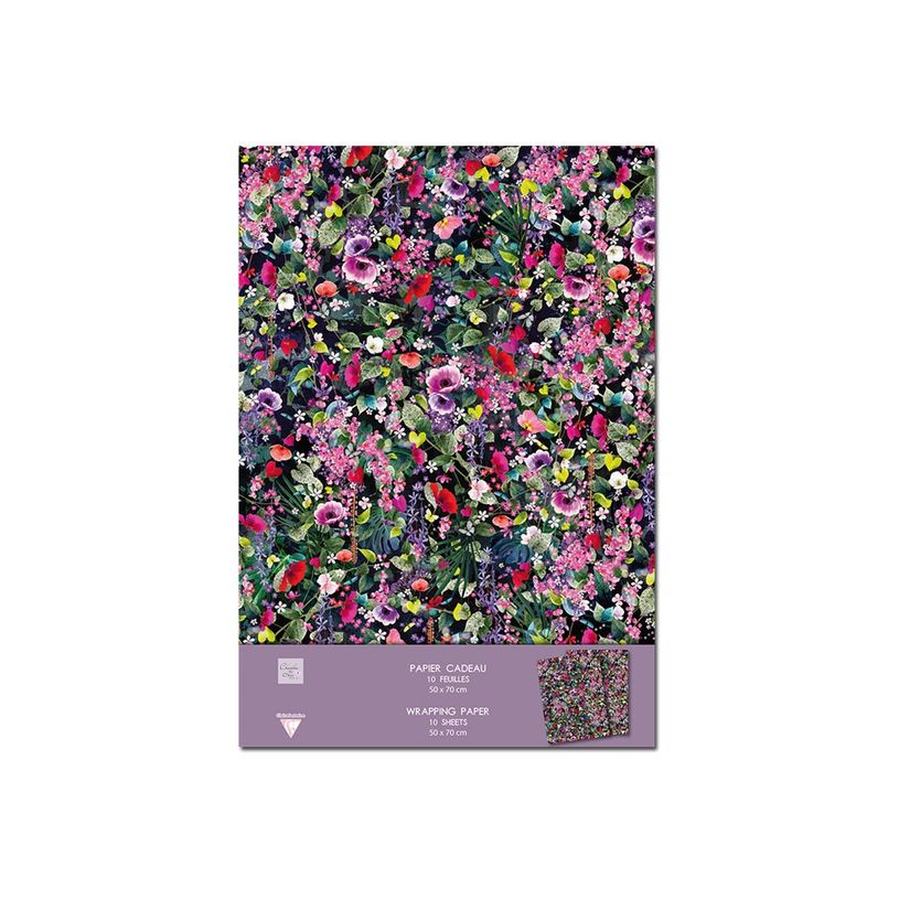 3329680833881-Clairefontaine Tropical Dream - emballage cadeau - 50 x 70 cm - papier - 10 feuille(s)-P_300029203_1-0
