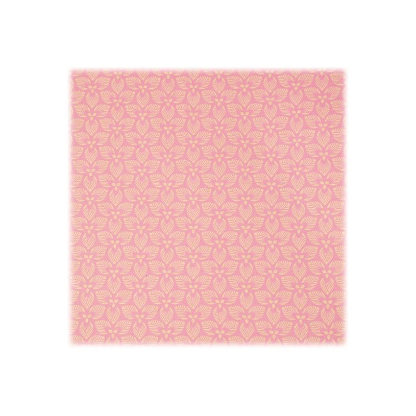 3329682238288-Clairefontaine Knalt - emballage cadeau - 35 cm x 5 m - Rose floral - papier kraft - 1 rou-P_300029229_2-1