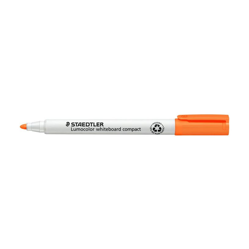 4007817044933-STAEDTLER Lumocolor 341 - Marqueur - pour tableau blanc - orange - 1-2 mm-P_300029238_1-0
