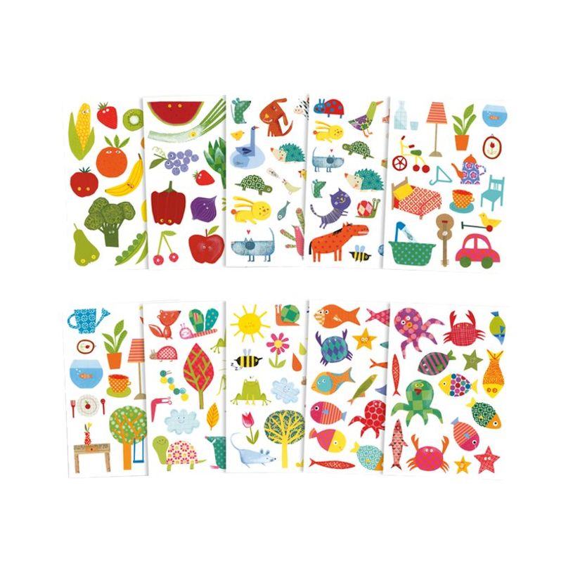 3609510910563-Maildor Baby - adhésif décoratif - assorti - 20 feuilles (pack de 304)-P_300029706_1-1