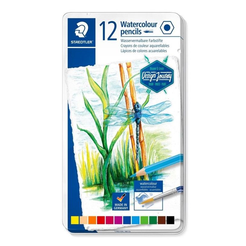 4007817055595-STAEDTLER - crayon de couleur - rouge, bleu, vert, jaune, orange, bleu clair, pêche, violet rouge, vert saule, bordeaux, marr-P_300029751_1-0