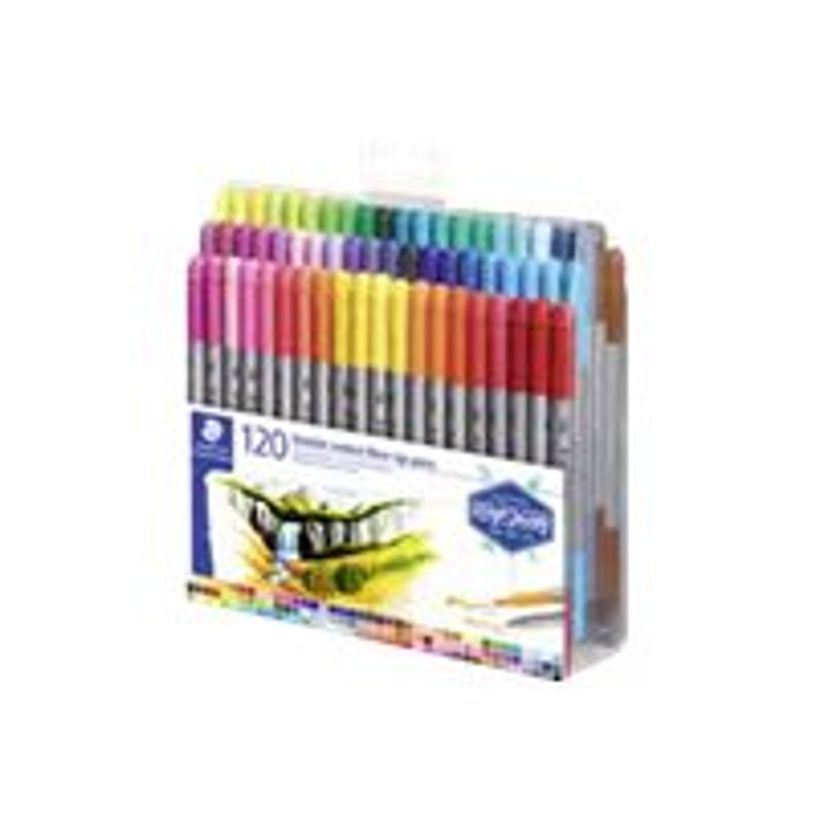 4007817188583-STAEDTLER Design Journey - 120 Feutres double pointe - couleurs assorties-P_300029755_2-2