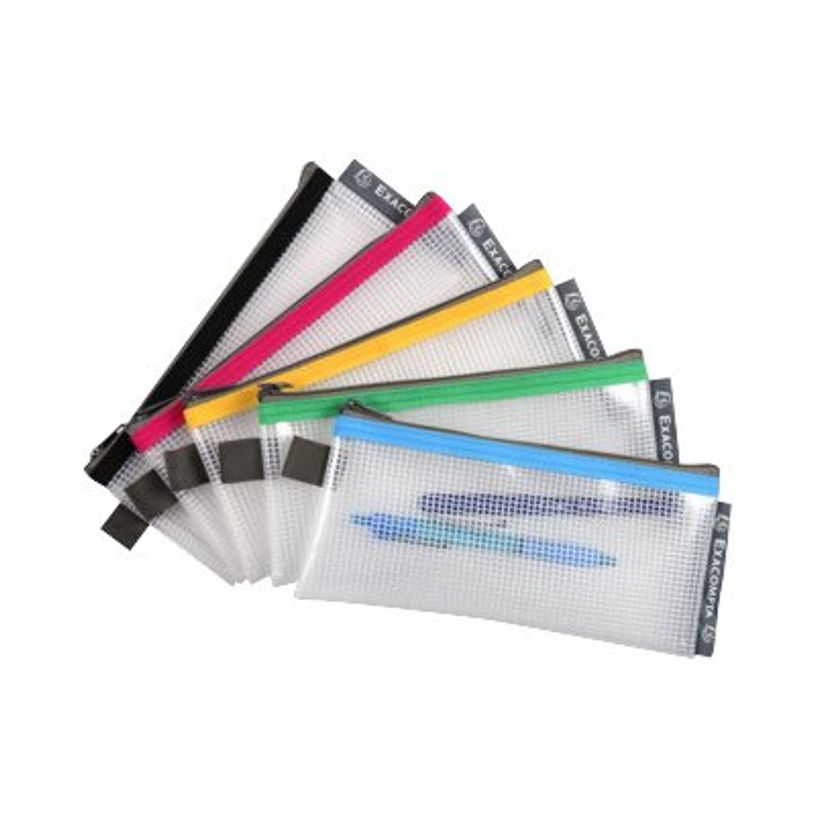 3130630341109-Exacompta - Pochette zip - 8 x 18 cm - disponible dans différentes couleurs-P_300029790_1-0