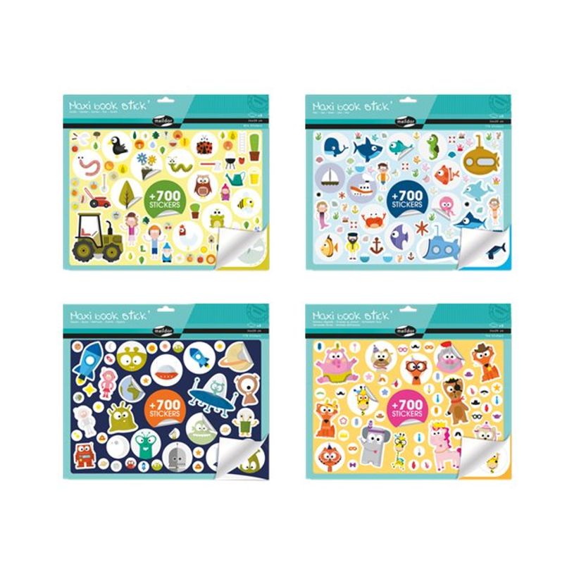 3609510911720-Maildor Maxi Book Stick' - jeu d'adhésifs de décoration - 804 pièces - jardin - 8 feuil-P_300029806_1-0