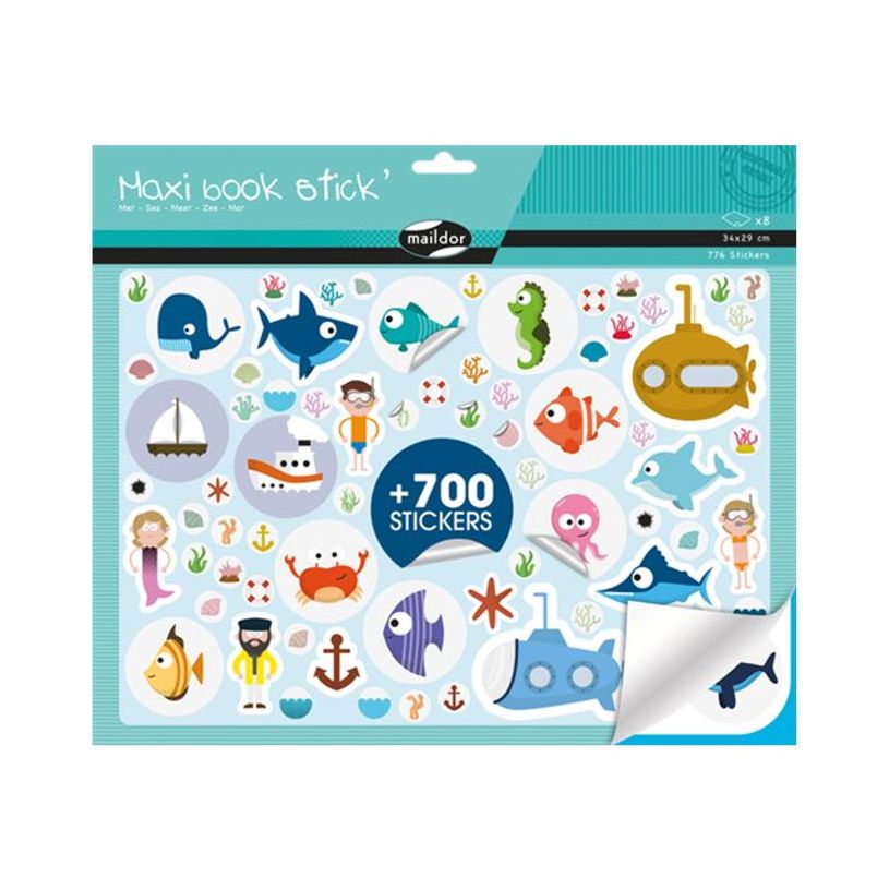 3609510911737-Maildor Maxi Book Stick' - adhésif décoratif - mer - 8 feuilles (pack de 776)-P_300029807_2-0