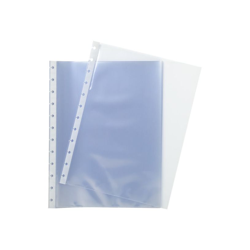 3130630861348-Exacompta Exactive - Pochette perforée - 20 vues - pour A4 (210 x 297 mm) - crystal trans-P_300030043_1-0