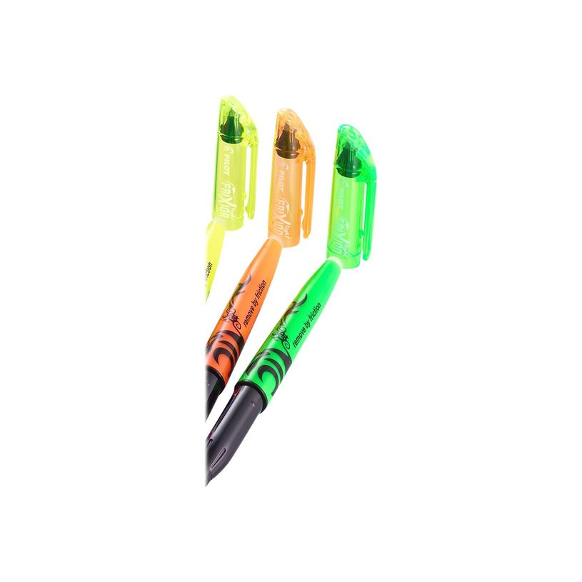 3131910546818-Pilot FriXion Light - Pack de 4 surligneurs - vert, jaune, orange, rose-P_300030549_6-4