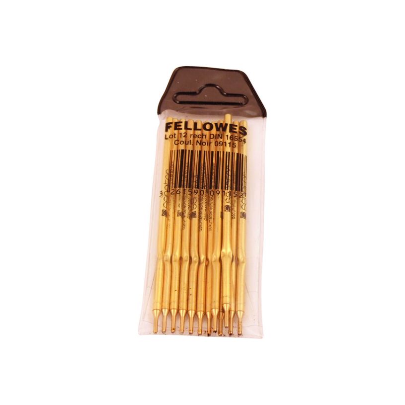 3261590091152-Fellowes - Pack de 12 recharges pour stylo sur socle - noir-P_300031113_1-0