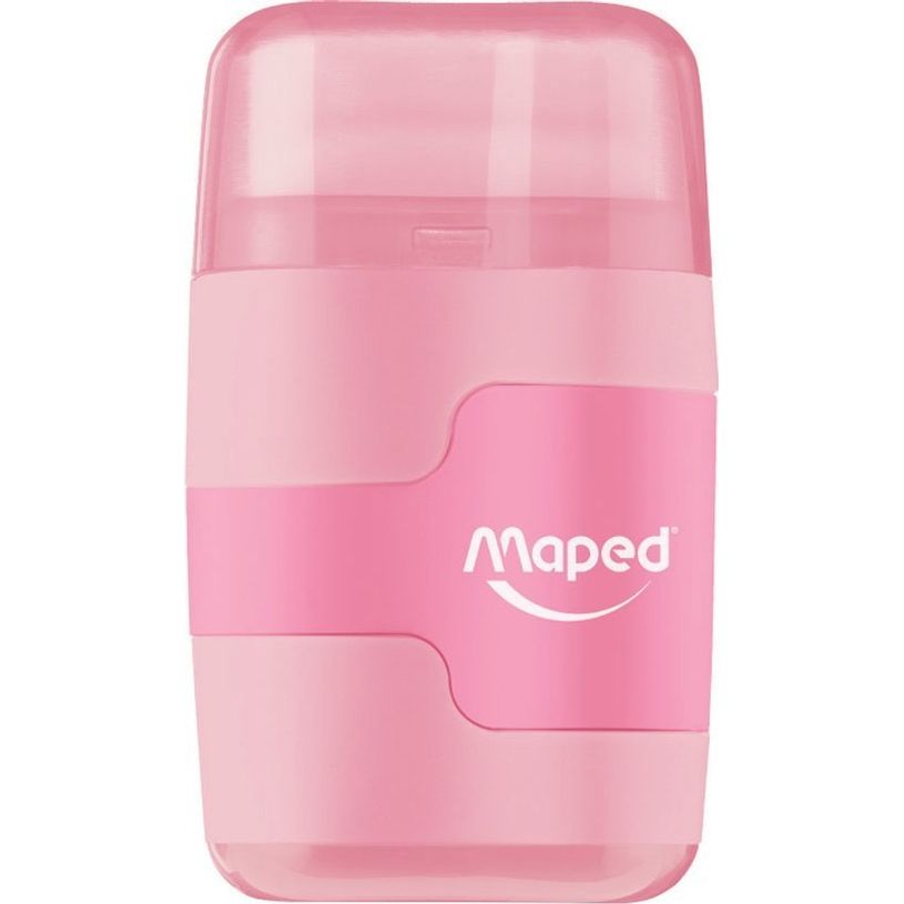 3154140492304-Maped Connect Pastel - Taille-crayons 2 trous Gomme 2-en-1 - disponible dans différentes -P_300031513_3-2