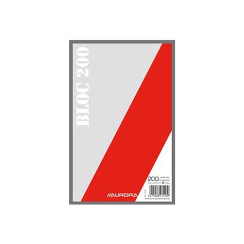 5411028070169-Aurora Office BLOC 200 - Bloc-notes - 135 x 210 mm - 200 feuilles - uni-P_300031905_1-0