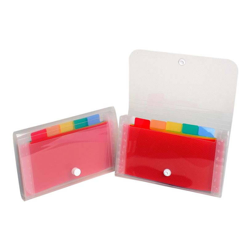 3130630554981-Exacompta - Trieur à soufflet 6 compartiments - 11x18 cm - blanc transparent-P_300033725_2-1