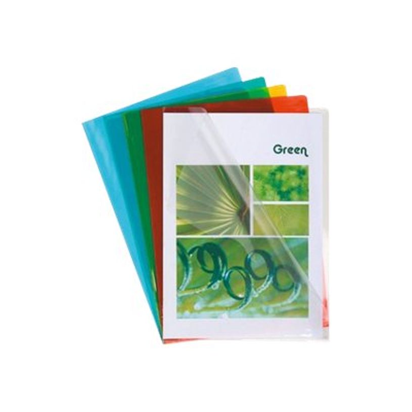 3130636605007-Exacompta - 10 Pochettes coin - A4 - 13/100 - couleurs assorties-P_300033737_1-0