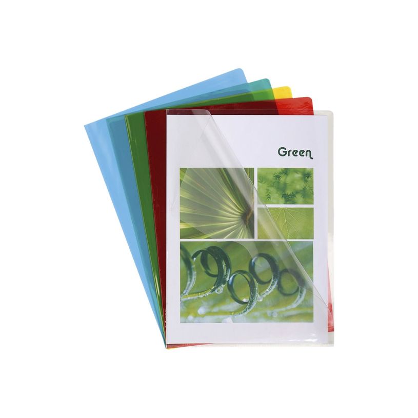 3130636605007-Exacompta - 10 Pochettes coin - A4 - 13/100 - couleurs assorties-P_300033737_2-1