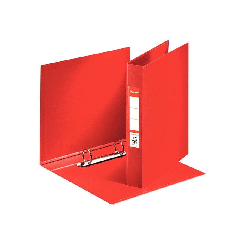 5701216476836-Esselte - classeur à anneaux - pour A5 - capacité : 190 feuilles - rouge-P_300034243_5-4
