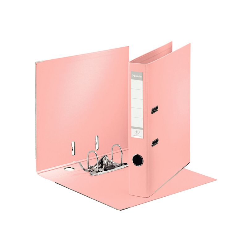 4049793010687-Esselte No.1 - classeur à levier - pour A4 - capacité : 350 feuilles - pêche-P_300034353_2-1