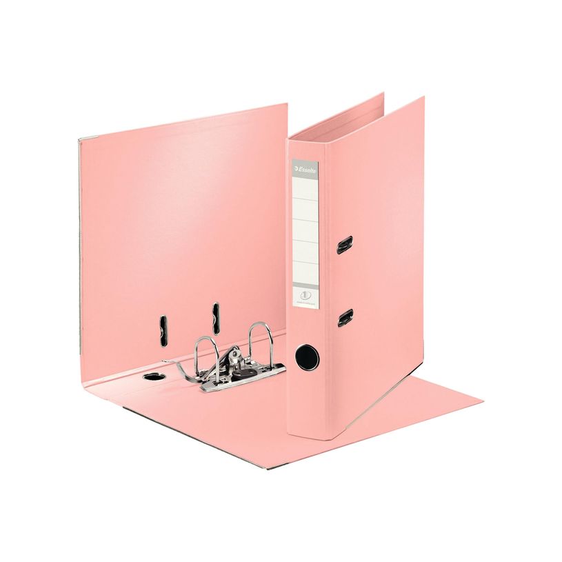 4049793010687-Esselte No.1 - classeur à levier - pour A4 - capacité : 350 feuilles - pêche-P_300034353_3-2