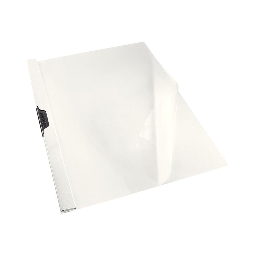 4049793024578-Esselte Vivida - chemise à clip - pour A4 - capacité : 25 feuilles - blanc vif avec couv-P_300034360_2-1