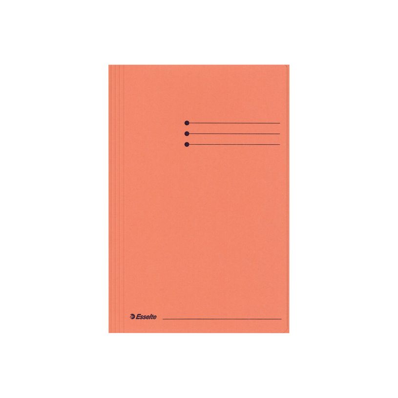 0403000344158-Esselte - chemise à 3 rabats - Folio - pour 200 feuilles - orange (pack de 50)-P_300034415_1-0