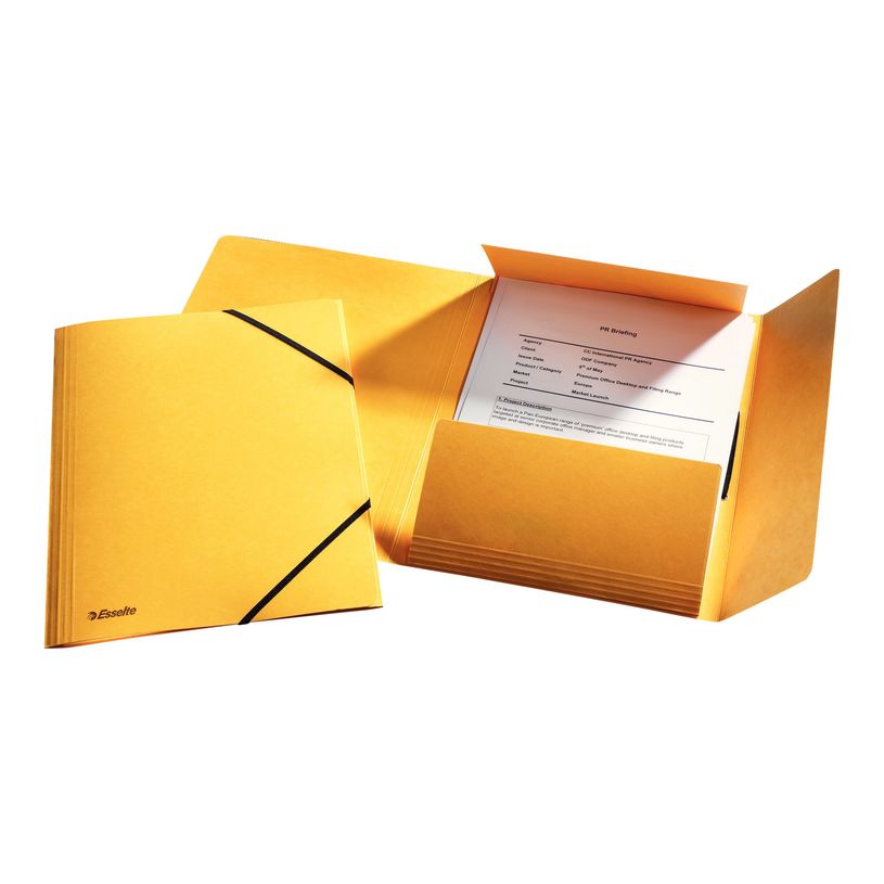 5411313894630-Esselte - chemise à 3 rabats - A4 - pour 350 feuilles - jaune-P_300034452_2-1