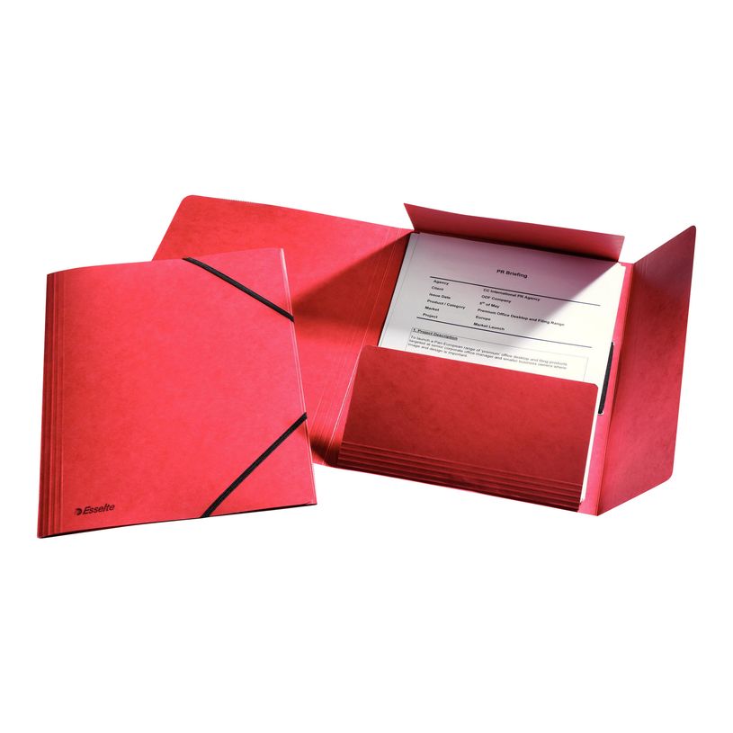 5411313894661-Esselte Rainbow - chemise à 3 rabats - A4 - pour 350 feuilles - rouge-P_300034454_1-0